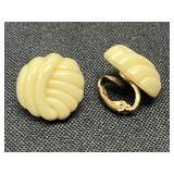 Collection of Vintage Clip-On Earrings in Various Designs - display not inc