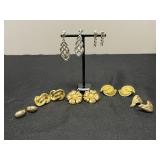 Collection of Assorted Vintage Clip-On Earrings - Many Avon - display not inc