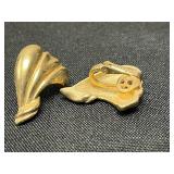 Collection of Assorted Vintage Clip-On Earrings - Many Avon - display not inc