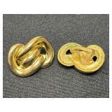 Collection of Assorted Vintage Clip-On Earrings - Many Avon - display not inc