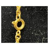 Collection of Gold-Tone Jewelry: Necklace, Earrings, and Accessories - display not inc