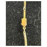 Collection of Gold-Tone Jewelry: Necklace, Earrings, and Accessories - display not inc