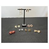 Collection of Vintage Clip-On Earrings - display not inc