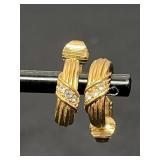 Collection of Elegant Vintage Clip-On Earrings Many Avon - display not inc