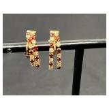 Collection of Elegant Vintage Clip-On Earrings Many Avon - display not inc