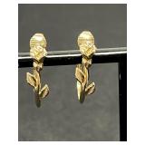 Collection of Elegant Vintage Clip-On Earrings Many Avon - display not inc