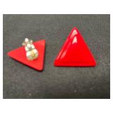 Collection of Assorted Vintage Clip-On Earrings - display not inc