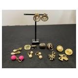Set of Avon Vintage Clip-On Earrings Assortment - display not inc