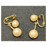 Set of Avon Vintage Clip-On Earrings Assortment - display not inc