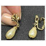 Set of Avon Vintage Clip-On Earrings Assortment - display not inc