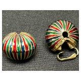 Set of Avon Vintage Clip-On Earrings Assortment - display not inc