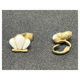 Collection of Avon Vintage Clip-on Earrings and Rings SZ 6 (approx)