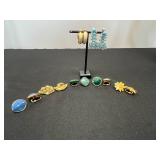 Collection of Avon Vintage Costume Clip-On Earrings with Various Designs - display not inc