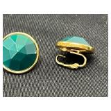 Collection of Avon Vintage Costume Clip-On Earrings with Various Designs - display not inc