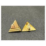 Collection of Avon Vintage Earrings in Gold and Silver Tones - display not inc