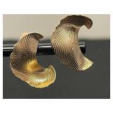 Collection of Avon Vintage Earrings in Gold and Silver Tones - display not inc