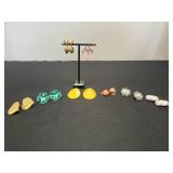 Collection of Avon Vintage Clip-On Earrings in Various Styles - display not inc