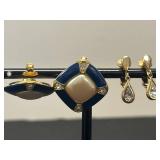 Collection of Avon Vintage Clip-On Earrings - display not inc