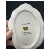 Set of Avon 1980s Ceramic Bunny Figurines and Decor Pieces