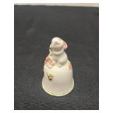 Set of Avon 1980s Ceramic Bunny Figurines and Decor Pieces
