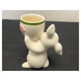 Set of 3 VTG Avon Ceramic Rabbit Candle Holders and Trinket Box