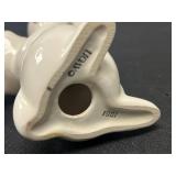 Set of 3 VTG Avon Ceramic Rabbit Candle Holders and Trinket Box