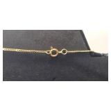 Collection of Gold-Tone Finish Necklaces with Various Pendants - display not inc