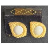 Gold Tone Chain Necklaces and Earrings Set - display not inc