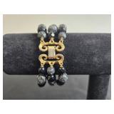 Vintage Lisner Multi-Strand Beaded Necklace w/ Matching Bracelet - display not inc