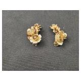 Set of 4 Pairs of Vintage Clip-On Earrings Assortment