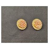 Collection of 5 Pairs of Vintage Clip-On and Stud Earrings