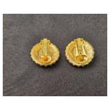 Collection of 5 Pairs of Vintage Clip-On and Stud Earrings