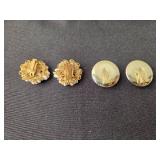 Collection of Vintage Clip-On Earrings with Unique Designs