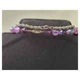 Vintage Jewelry Collection: Necklace, Clip-on Earrings, Brooch, and Bead Bracelet - display not inc