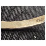 Vintage Jewelry Set with Turquoise Like Necklace, Silver Bracelet, Locket, and Pin - display not inc