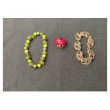 Heart Pendant Necklace with Costume Jewelry Set - display not inc