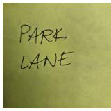 Vintage Park Lane Gold Tone Necklace with Faux Pearl Pendant - display not inc