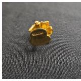 Vintage Monet Gold Tone Plated Palm Tree Charm