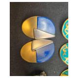 Set of 4 Vintage Clip-On Earrings - Mixed Designs