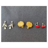Assorted Vintage Clip-On Earrings Collection