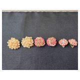 Vintage Clip-On Earrings Collection - Assorted Designs