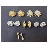 Collection of Vintage Clip-On Earrings