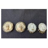 Collection of Vintage Clip-On Earrings