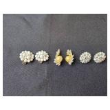 Collection of Vintage Clip-On Earrings