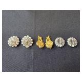 Collection of Vintage Clip-On Earrings