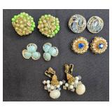Vintage Clip-On Earrings Collection