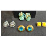 Collection of Vintage Clip-On Earrings