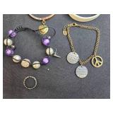 Collection of Assorted Fashion Bracelets and Rings