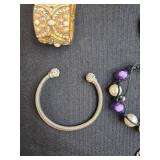 Collection of Assorted Fashion Bracelets and Rings