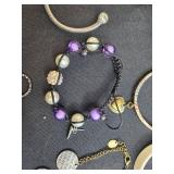 Collection of Assorted Fashion Bracelets and Rings